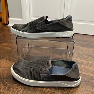 OLUKAI Mens Lae ‘ahi Slip-On Shoes Size Men’s 9 Color Pavement (Gray)
